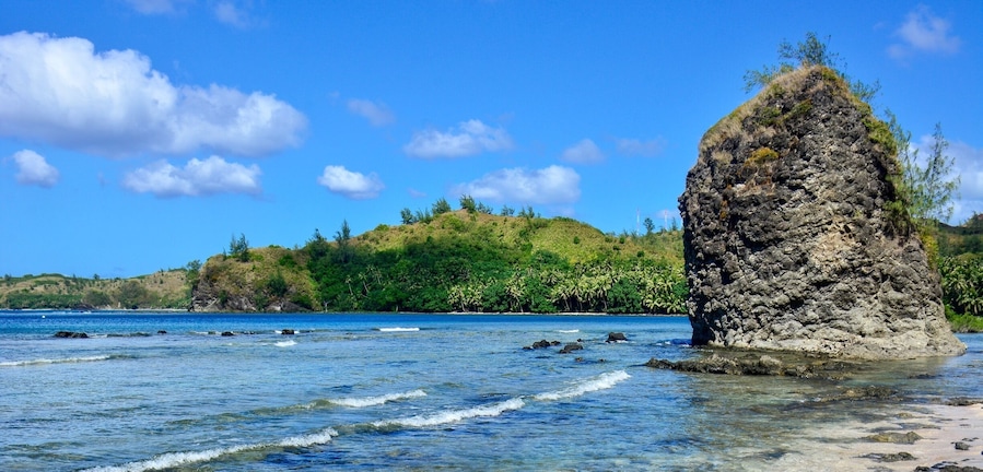 Seastack Rock, Abong Beach, Sella Bay,