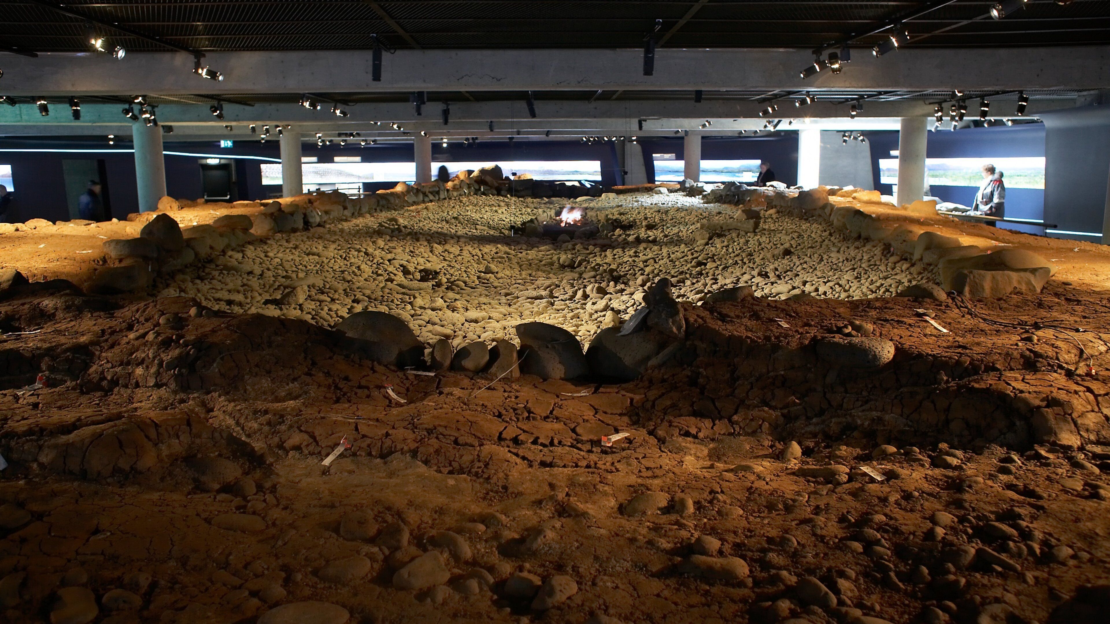 レイキャビーク シティ ミュージアム, レイキャヴィーク, アイスランド 表示 屋内の眺め