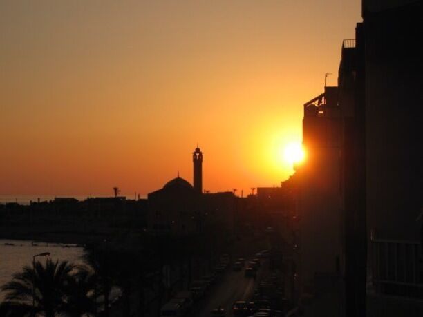 Sunset over Tyre, Lebanon. #goldenhour