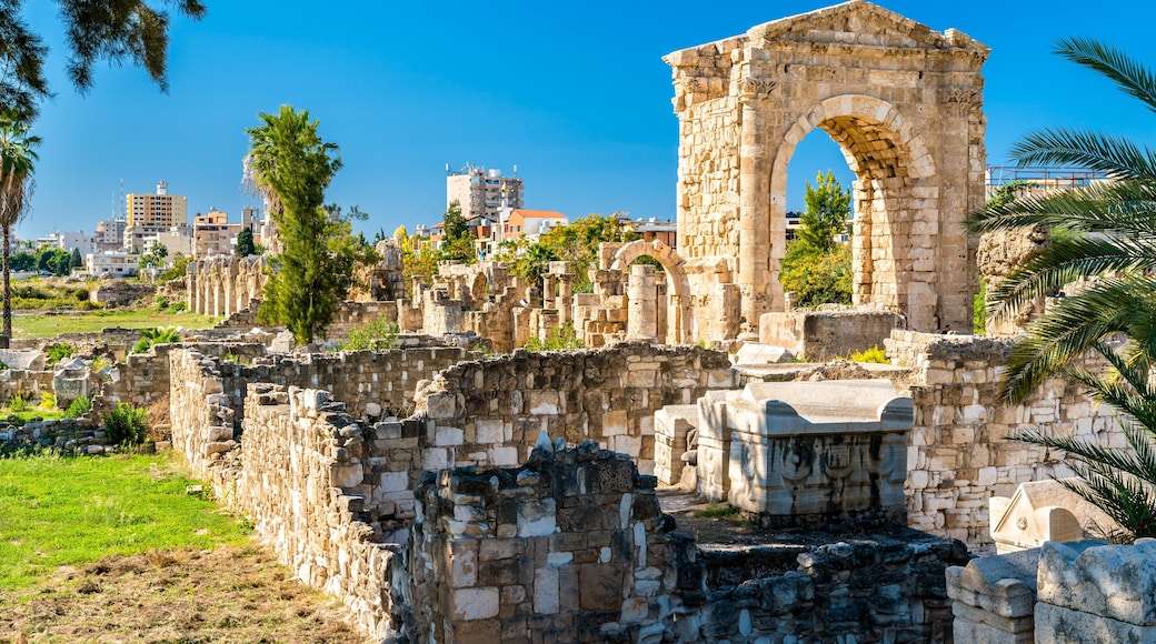 Arch of Hadrian at the Al-Bass Tyre necropolis in Lebanon