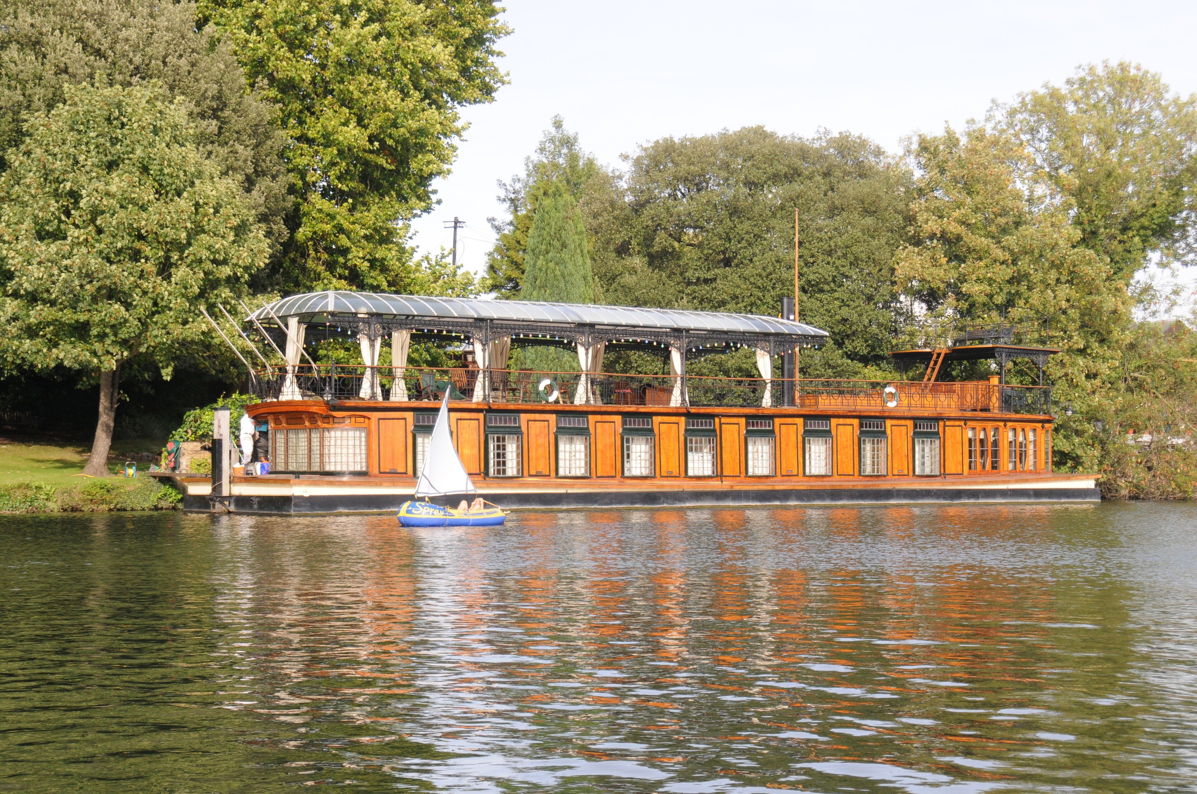 Recording studio at Hampton Court on the Thames