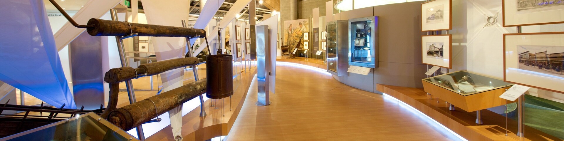 Museu de Ouro caracterizando vistas internas