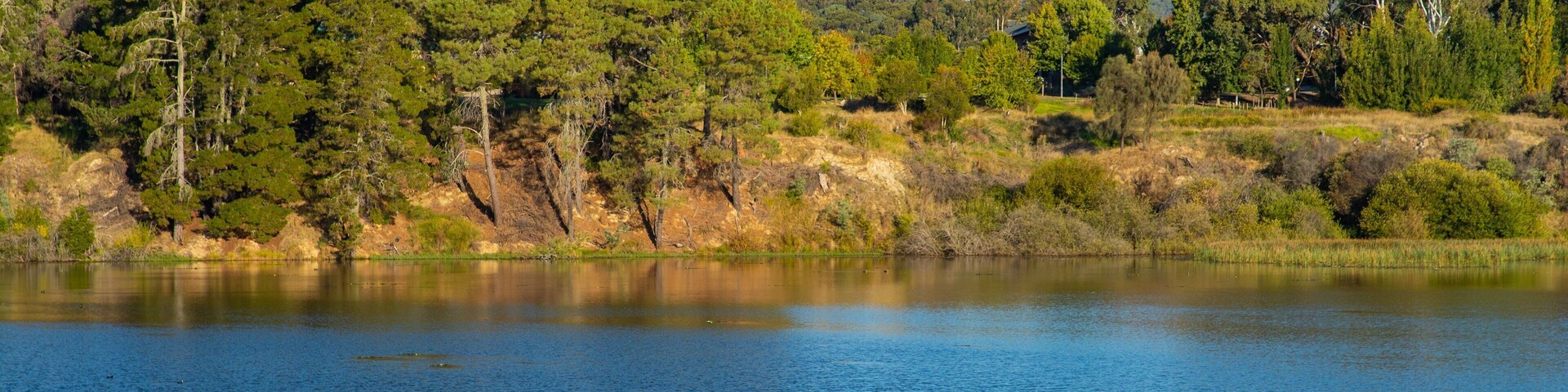 Lake Sambell showing a lake or waterhole and fishing