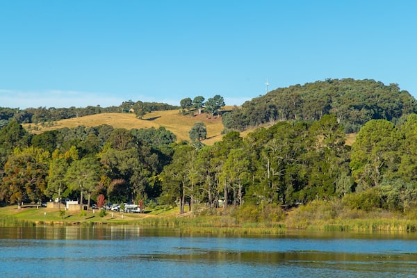 Lake Sambell showing a lake or waterhole and tranquil scenes