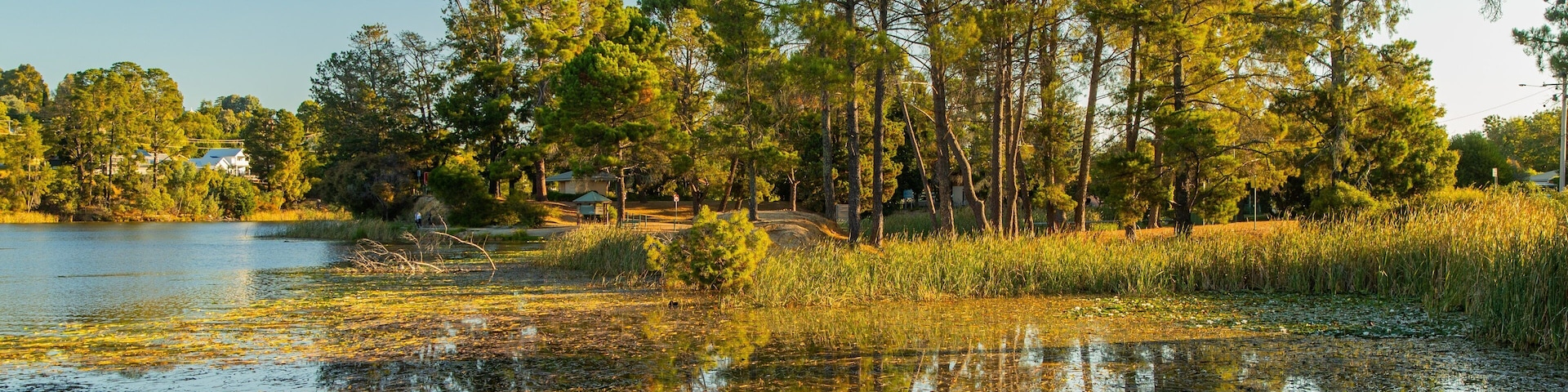 Lake Sambell showing a lake or waterhole and a pond