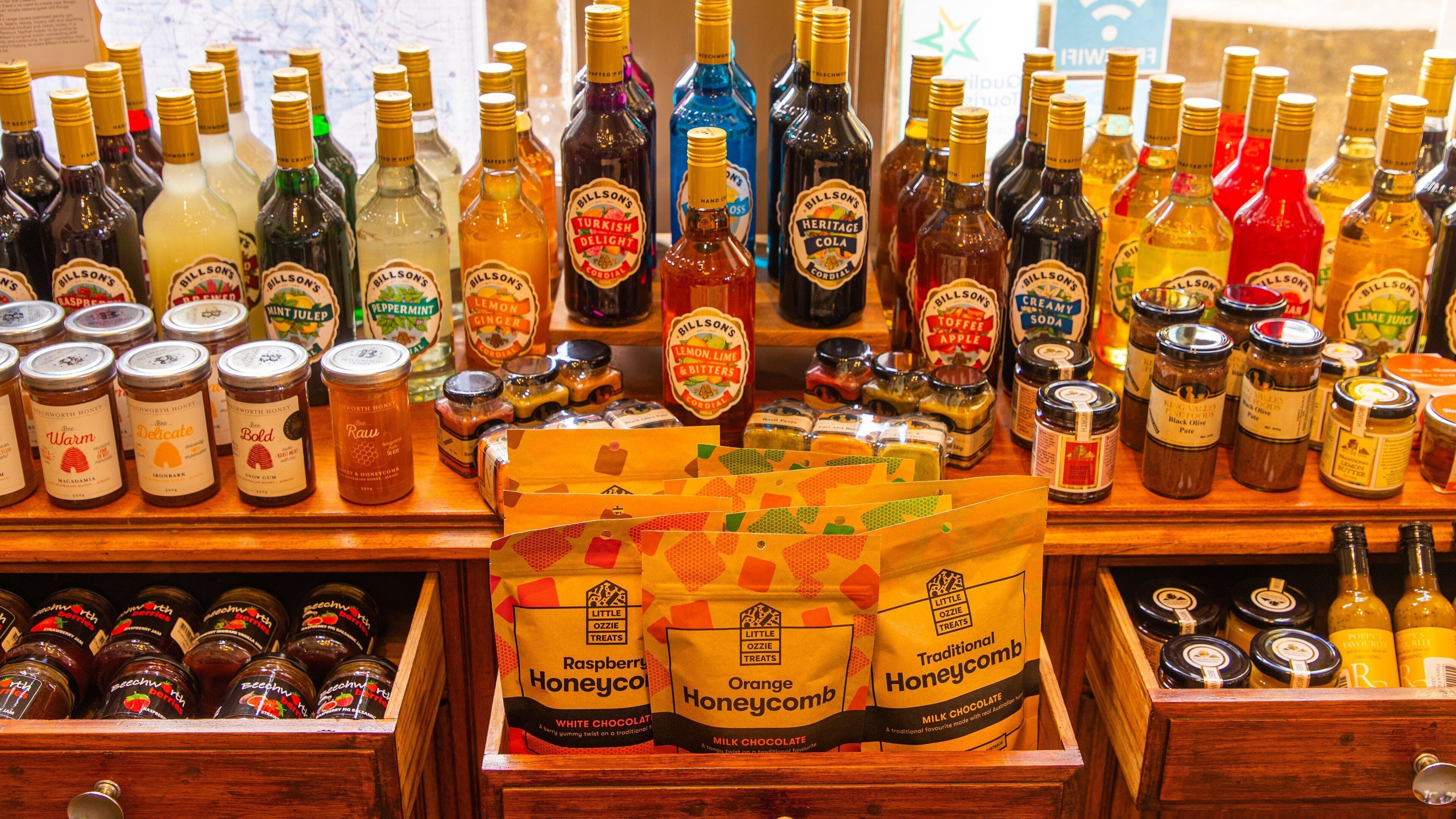 Beechworth Visitor Information Centre featuring interior views