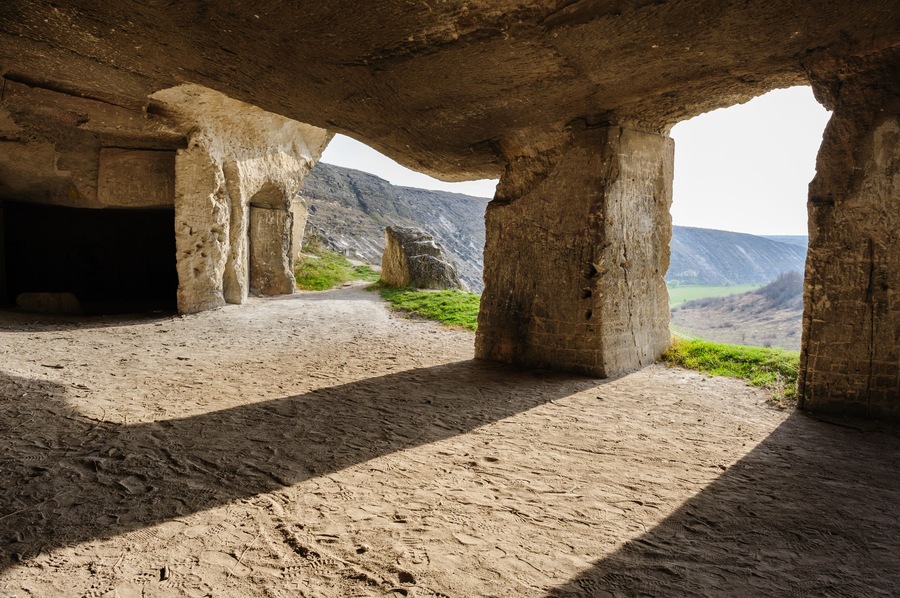 Limestone mines, Old Orhei, Moldova