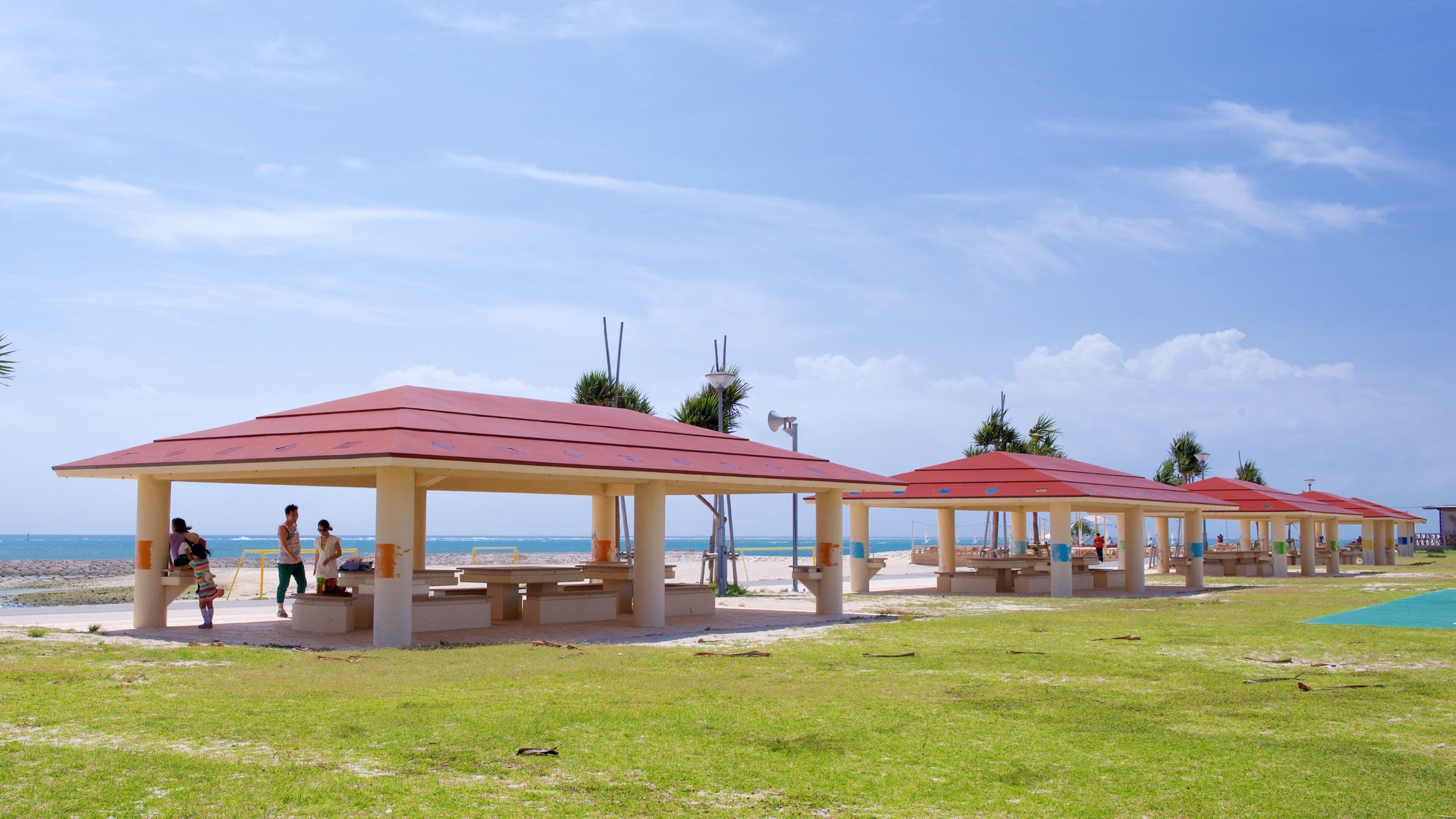 Tomigusuku featuring a park and a sandy beach
