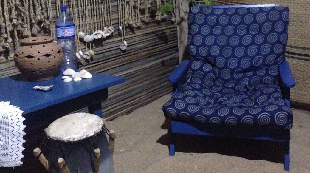 The best seat in the house at Wild Camp Ghana near Keta in the Volta Region. Hands down the best place we stayed in Ghana, with wonderful hosts and authentic Italian food to boot! Do not miss this place.