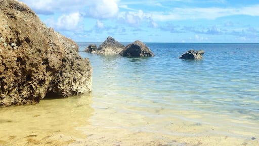 I never know the names of all the beaches I end up at. Maybe they don't even have names, but this is just a small beach down a very narrow, winding road. It's private but not always the cleanest in terms of seaweed. The road to get here isn't the best so just drive carefully.