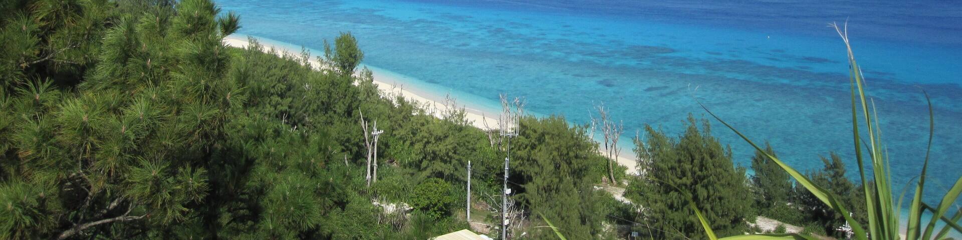 Nishibama beach from above.