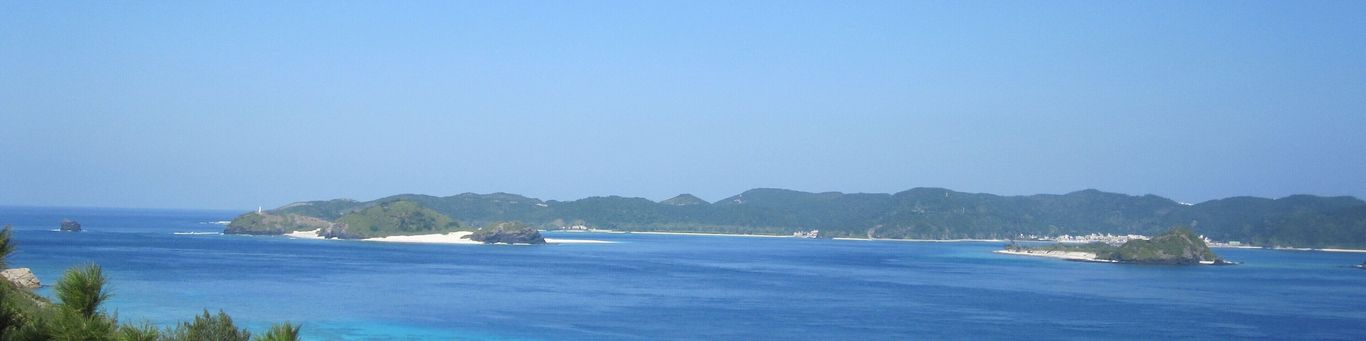 Nishibama beach from above.