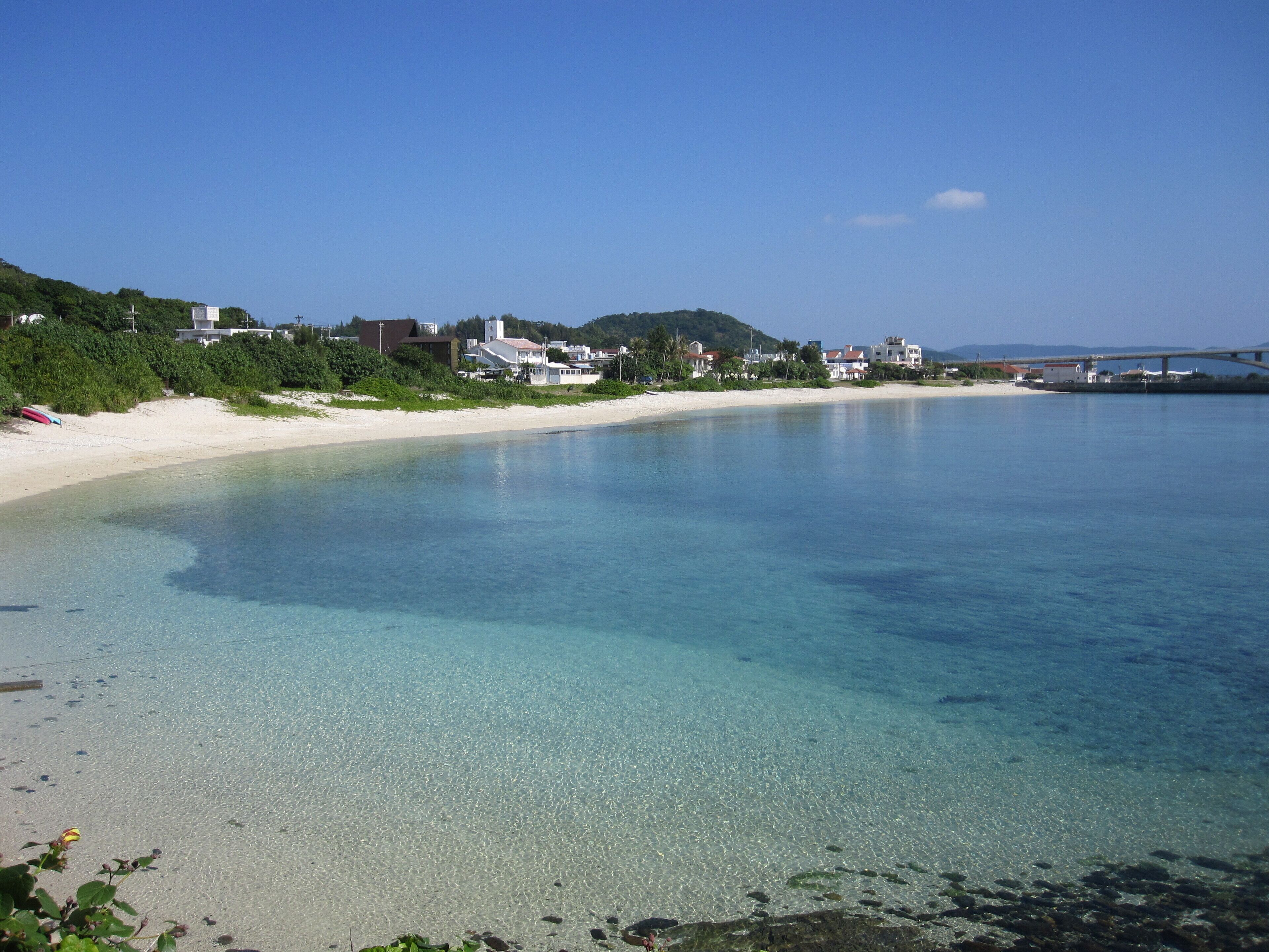 Aka beach and Aka village