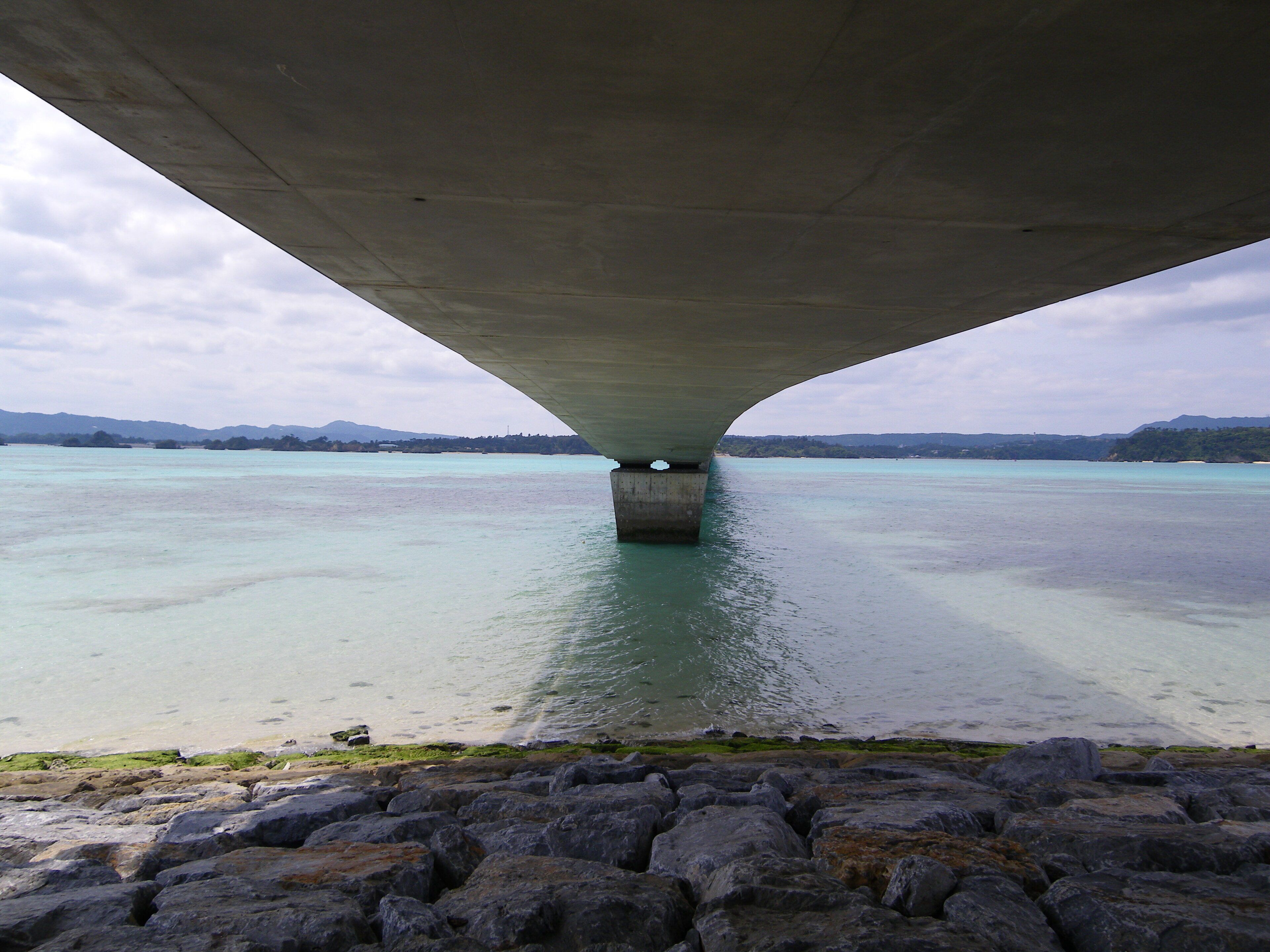 Under the Kouri Bridge from Kouri Island