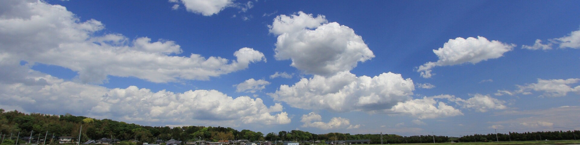 土浦市下坂田付近の風景