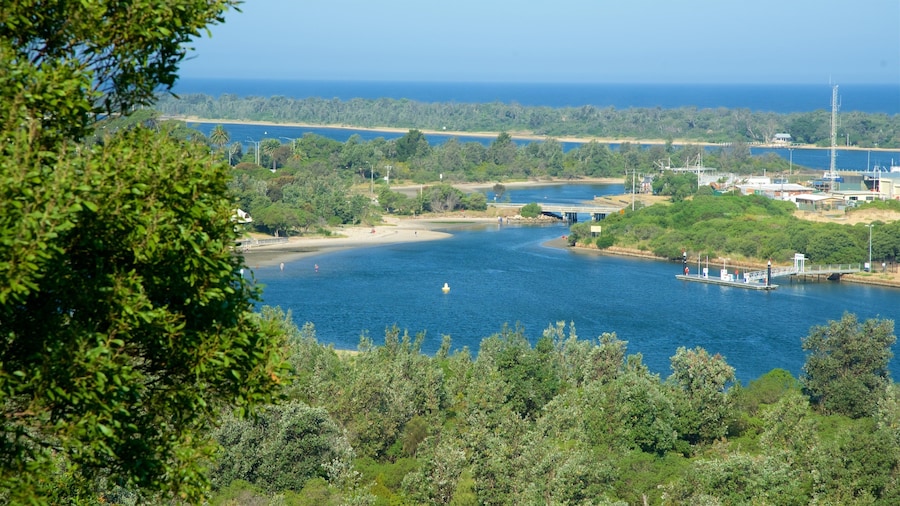 Lakes Entrance Lookout featuring a bay or harbour