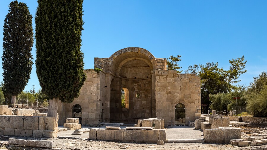 Tempels des Pythian Apollo.