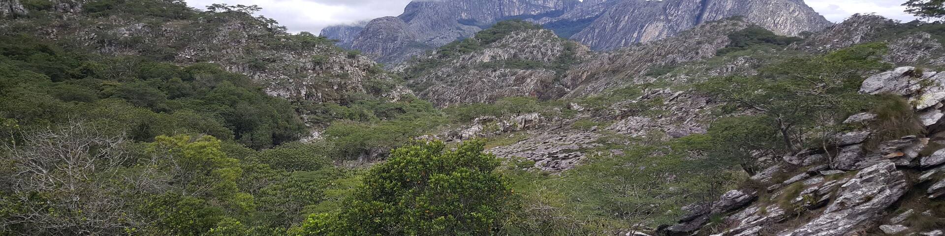Mountain range around Chimanimani National Park