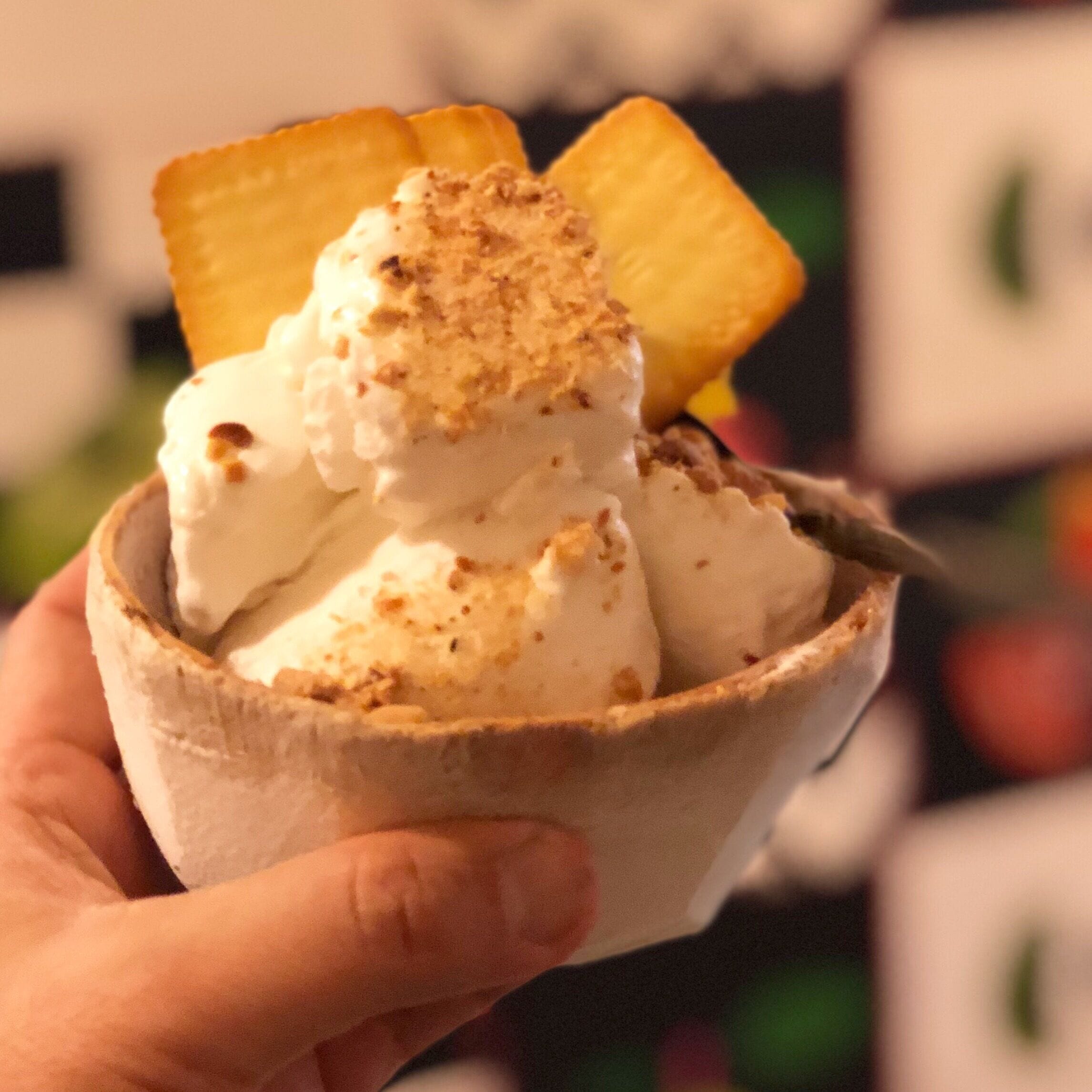It’s like a bonus after a sweaty walk exploring the town. This coconut ice cream with coconut bits is so refreshing and creamy. Heavenly. Served in a coconut shell.