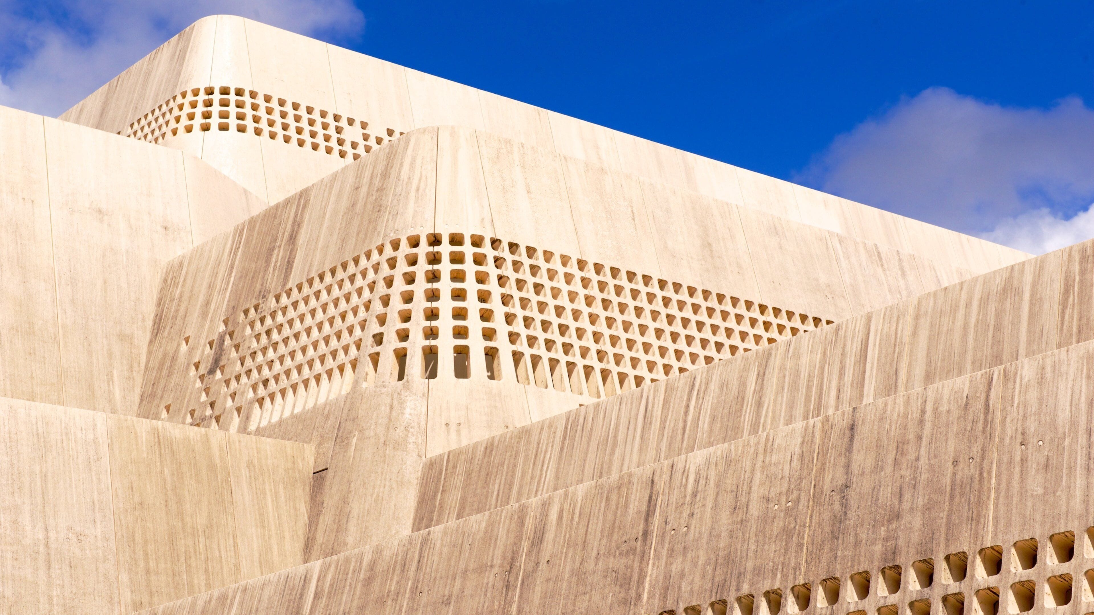 Okinawa Prefectural Museum and Art Museum featuring modern architecture