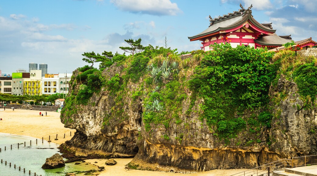 Scenery of Naminoue Shrine located at Naha city in Okinawa, Japan