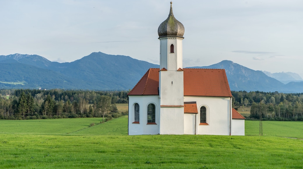 small church in Bavaria / Church of St. Johann in Penzberg, Bavaria, Germany