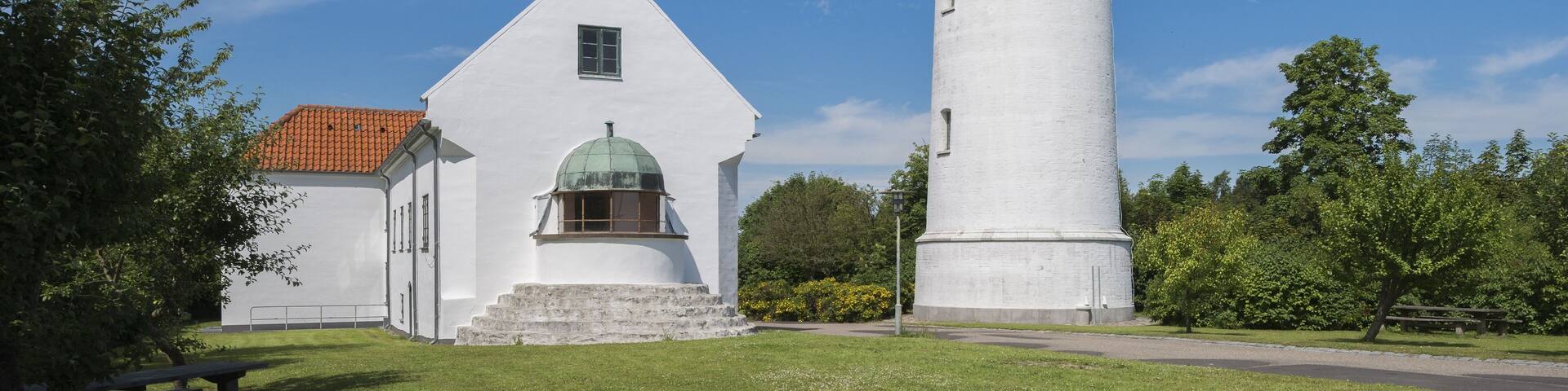 Stevns Lighthouse, Store Heddinge, Zealand, Denmark, Europe