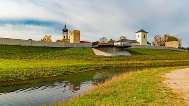 High resolution stitched autumn or indian summer panorama at Thundorf, Osterhofen, Deggendorf, Bavaria, Germany