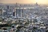 Sunset over Seoul city