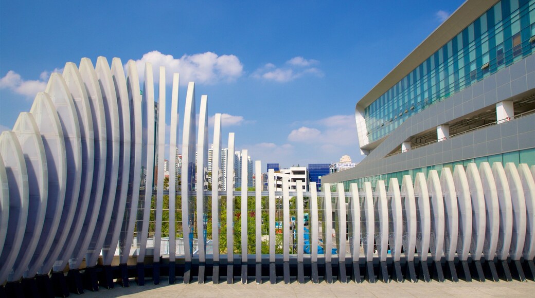 Mercado de Peixes Noryangjin caracterizando arquitetura moderna