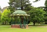 Historic band rotunda in Victory Park in Traralgon, Victoria, Australia.