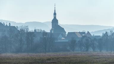 View from the west to Pretzfeld