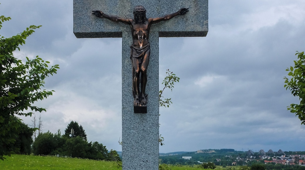 Wayside cross near Brigachtal-Überauchen, district Schwarzwald-Baar-Kreis, Baden-Württemberg, Germany