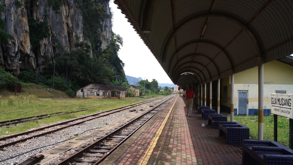 Gua Musang,Jungle Railway Station ,Malaysia