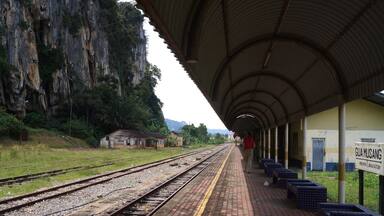 Gua Musang,Jungle Railway Station ,Malaysia