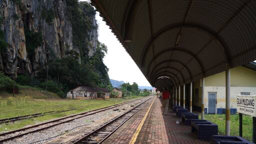 Gua Musang,Jungle Railway Station ,Malaysia