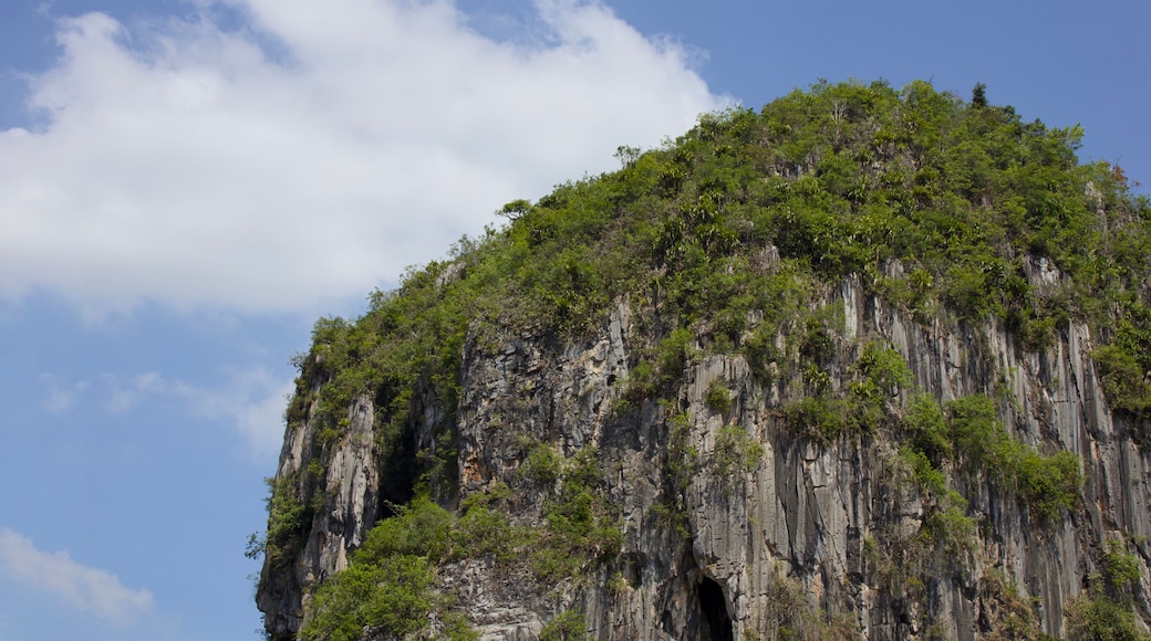 Scenic limestone cliffs in Gua Musang, Kelantan Malaysia.