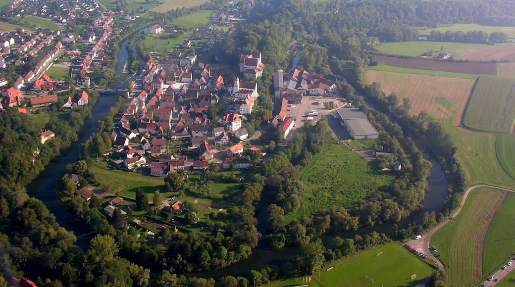Germany, Baden-Württemberg, Aerial view of Scheer