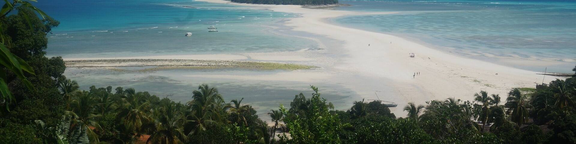 Nosy Iranja from above the hill