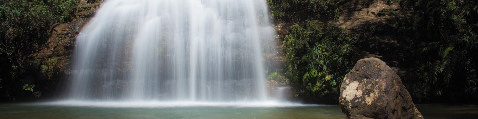 This waterfall are localized next Caldas Novas City in brazilian savannah.