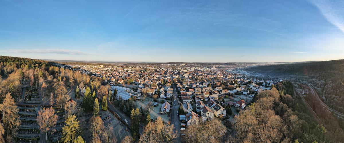 Birkenfeld Enzkreis am Wintermorge