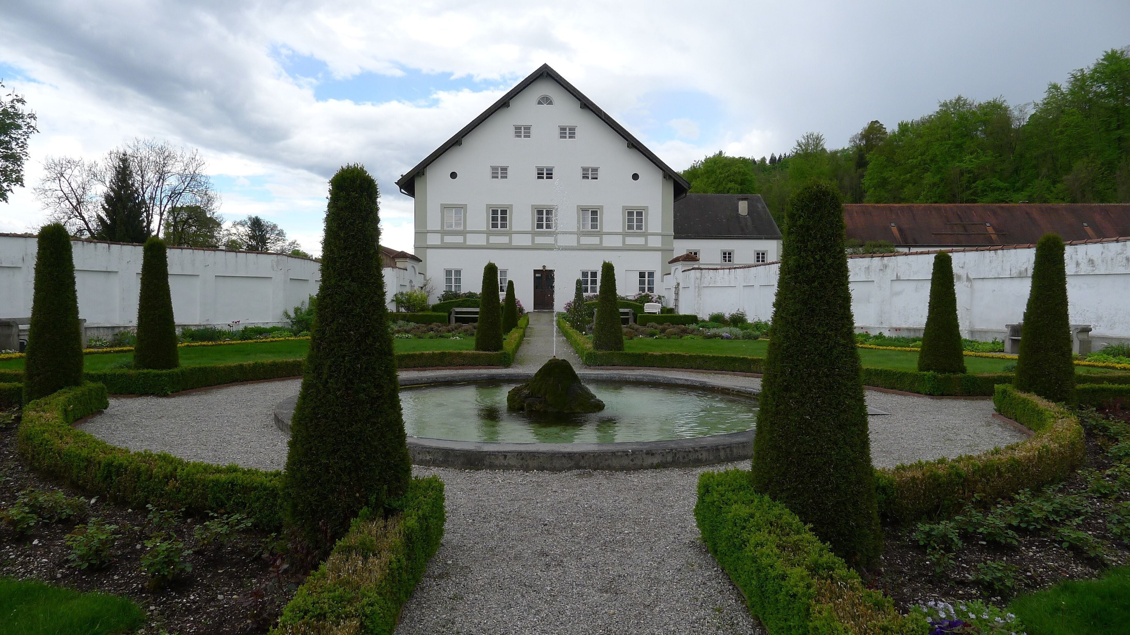 Prälatengarten am Kloster Schäftlarn