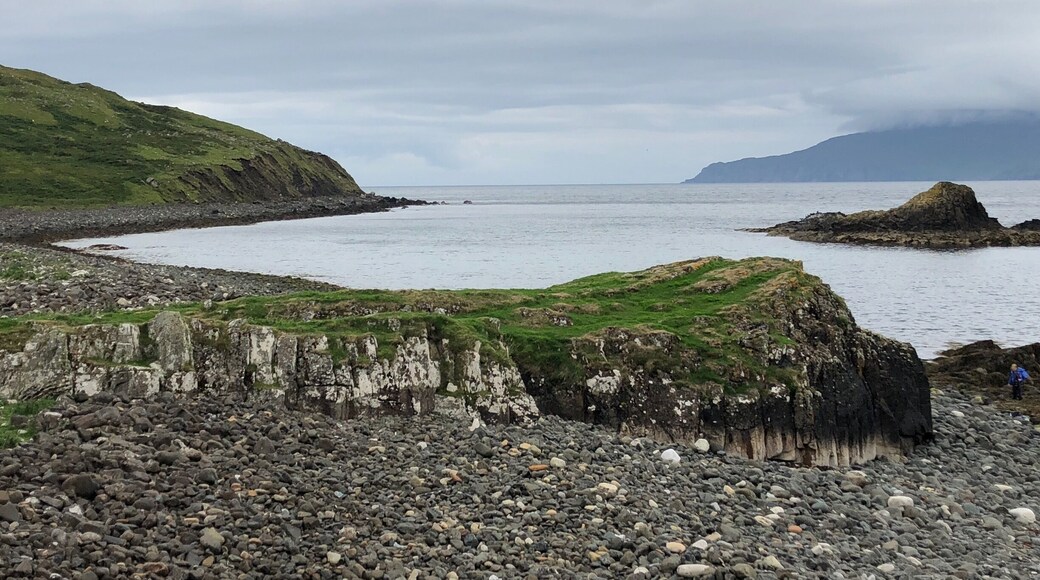 A good climb over here for great views and lots of sheep #lifeatexpedia #scotland #eigg