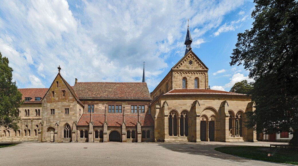 Courtyard facade of the Maulbronn Monastery, Maulbronn, Germany