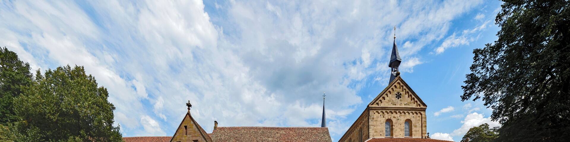 Courtyard facade of the Maulbronn Monastery, Maulbronn, Germany