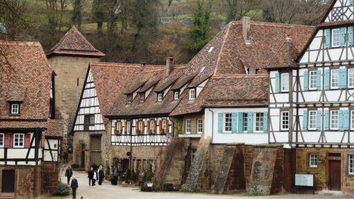Maulbronn is most famous for it’s monastery founded in 1147, which is also a UNESCO World Heritage Site, but it was the town itself that captivated me. The well-preserved medieval town looks like something out of a story book! It's worth a visit if you're in the Stuttgart area.
Read more at: http://monkeysandmountains.com/my-favorite-city-in-germany-malbronn