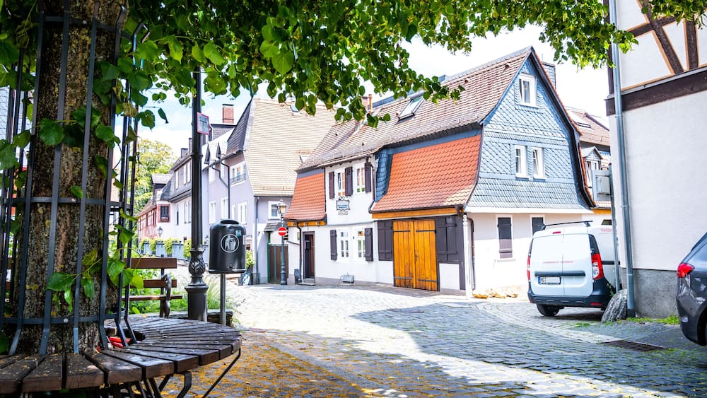 place with lime tree in kronberg im taunus