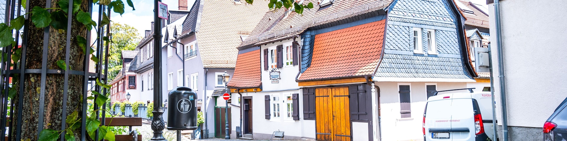 place with lime tree in kronberg im taunus