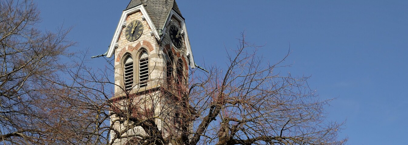 Wyhlen: the Peace Church, as seen from the south-west