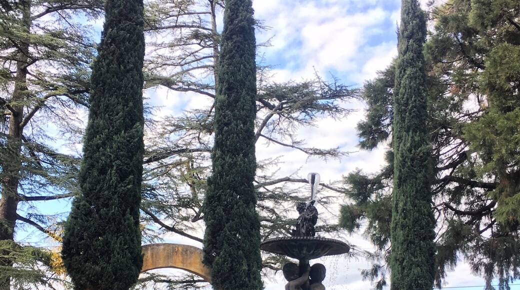 Andretti has some nice surrounding Mediterranean gardens and interior rooms perfect for hosting an intimate private party.